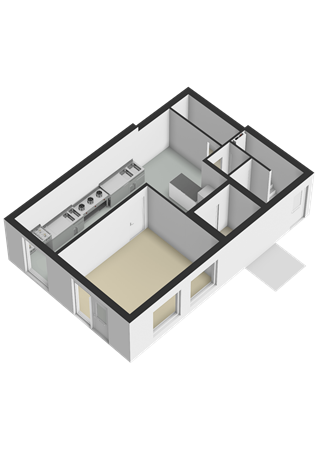 Floorplan - Kerkstraat 1, 3751 AR Bunschoten-Spakenburg